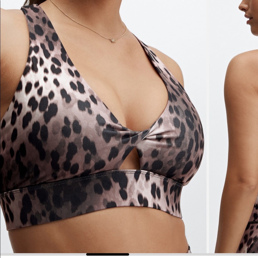 Fabletics animal print sports bra